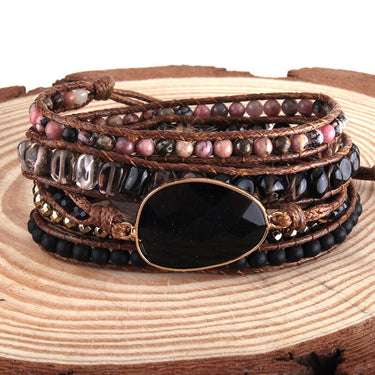 The Determination Black Onyx Wrap Bracelet